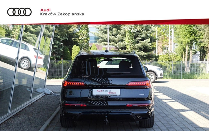 Audi Q7 cena 389800 przebieg: 39269, rok produkcji 2023 z Szczekociny małe 781